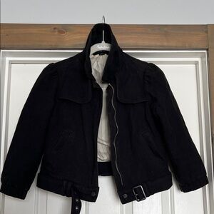 GAP Women's Black Bomber Jacket